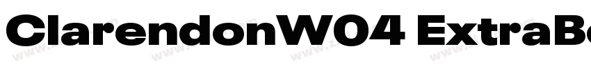 ClarendonW04 ExtraBo字体转换